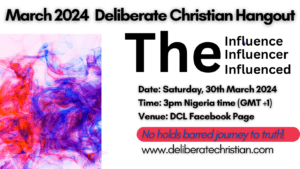 Attend the March 2024 Deliberate Christian Hangout