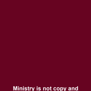 Ministry is not copy and paste